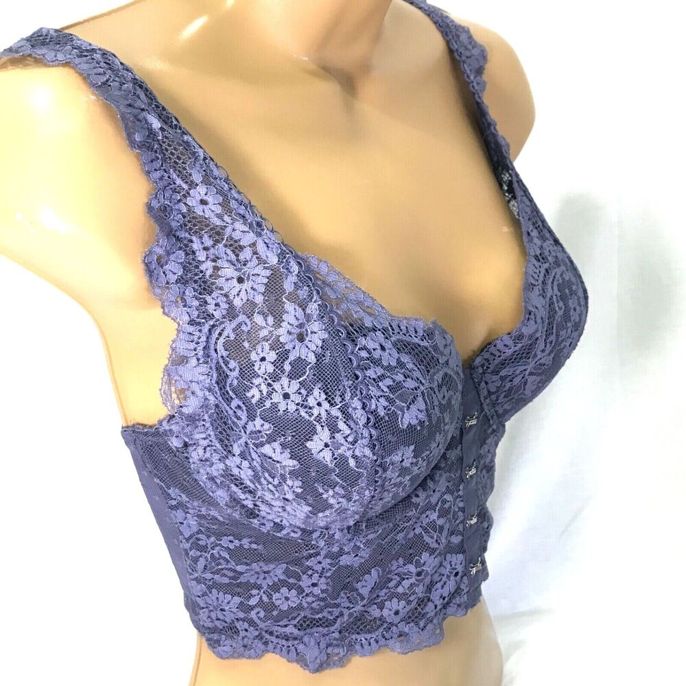 Victoria's Secret 32DD Bra Dream Angel Corset Lined Demi Double Bustier Lace - Picture 8 of 12